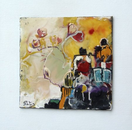 contemplation (20 x 20 cm)       Vendu                              50e