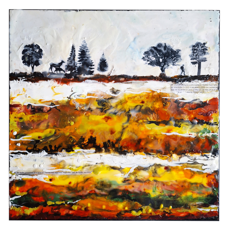 le randonneur (50 x 50 cm)   320e
