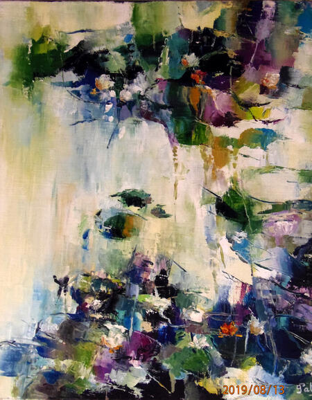 nymph&eacute;a 2   (56 x 46 cm )                                       300e