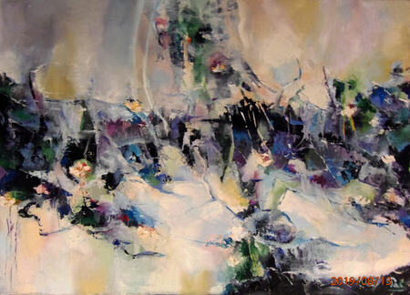nymph&eacute;a 1                      (56 x 46 cm )                          300e